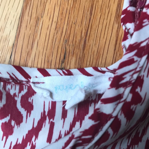 Paper kite short sleeve hi-low ikat blouse - Picture 2 of 6